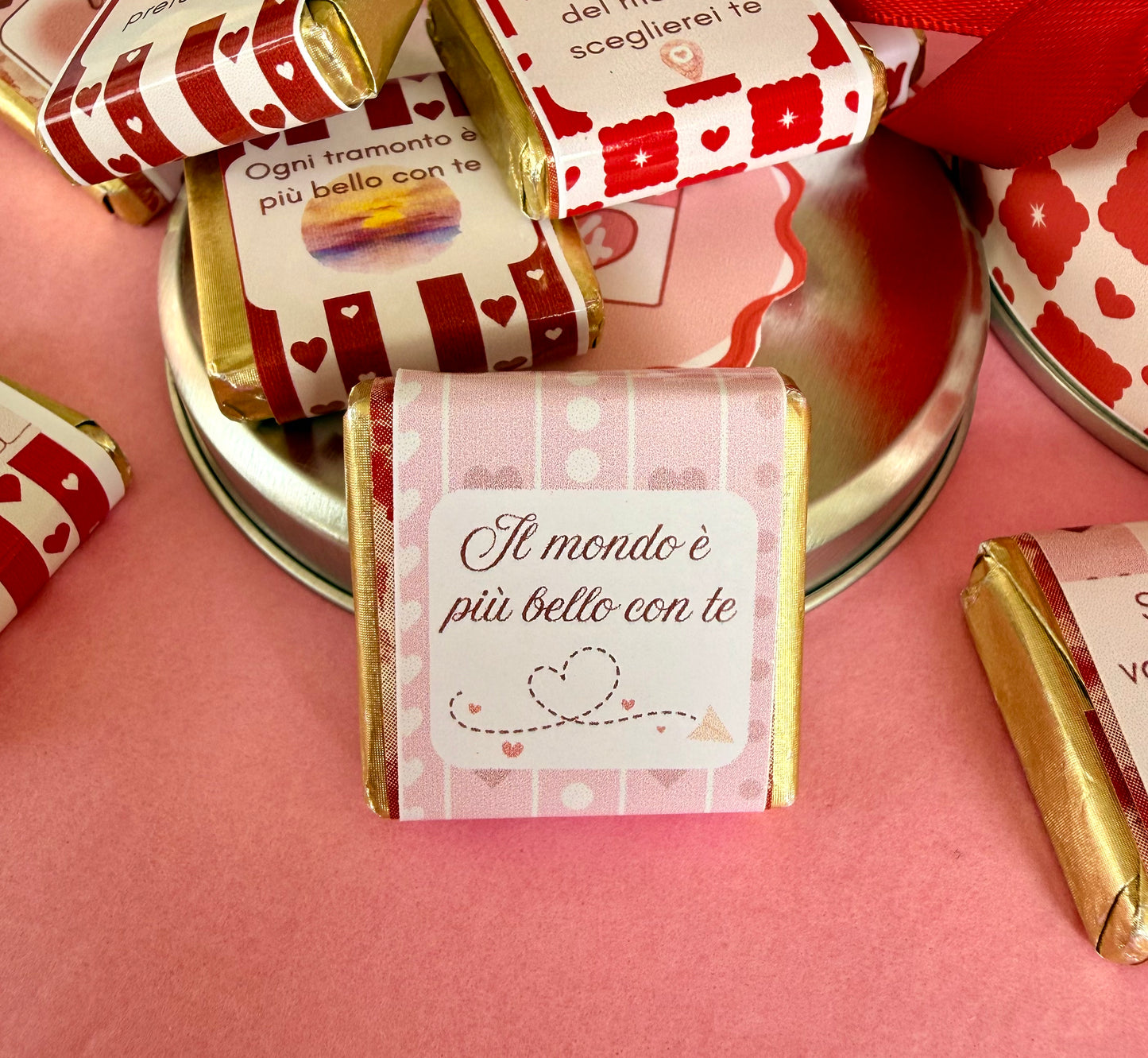 ✨Scatola in latta con cioccolatini - San Valentino✨