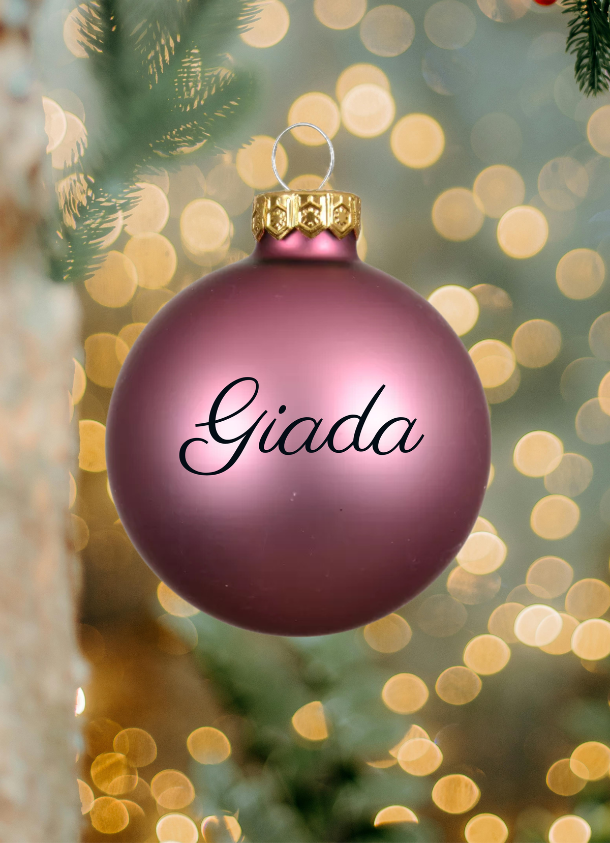 Sfera in vetro personalizzata - tag.M