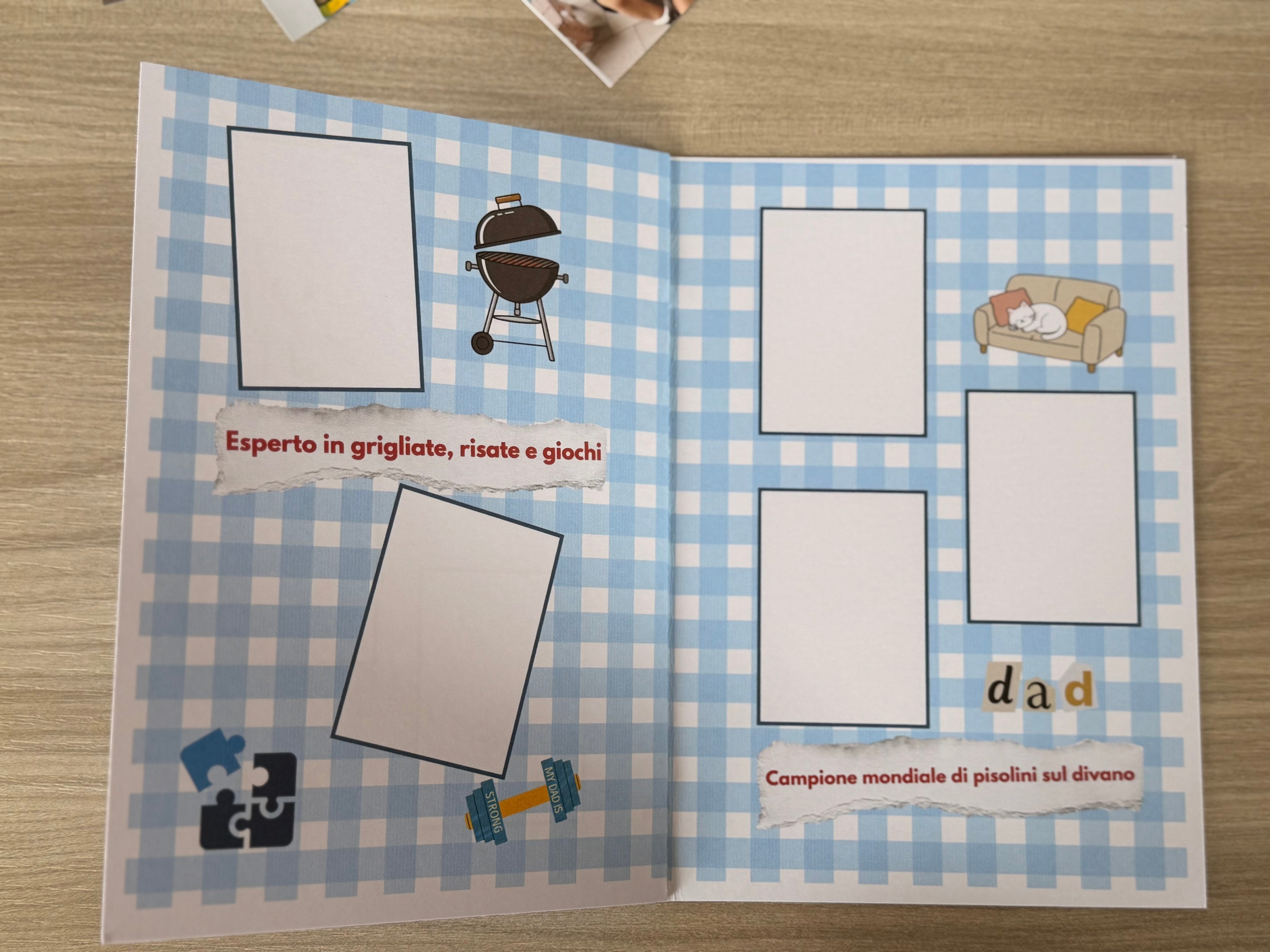 Album figurine festa del papà