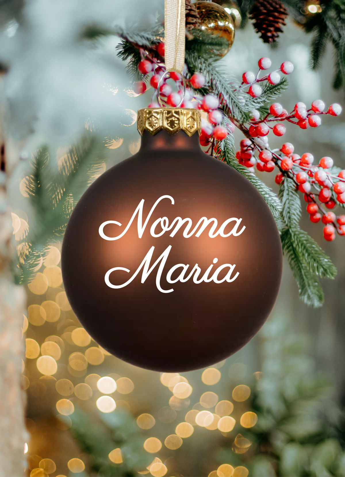 Sfera in vetro personalizzata - tag.M