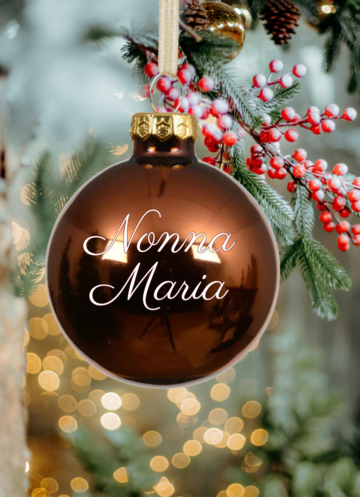 Sfera in vetro personalizzata - tag.M