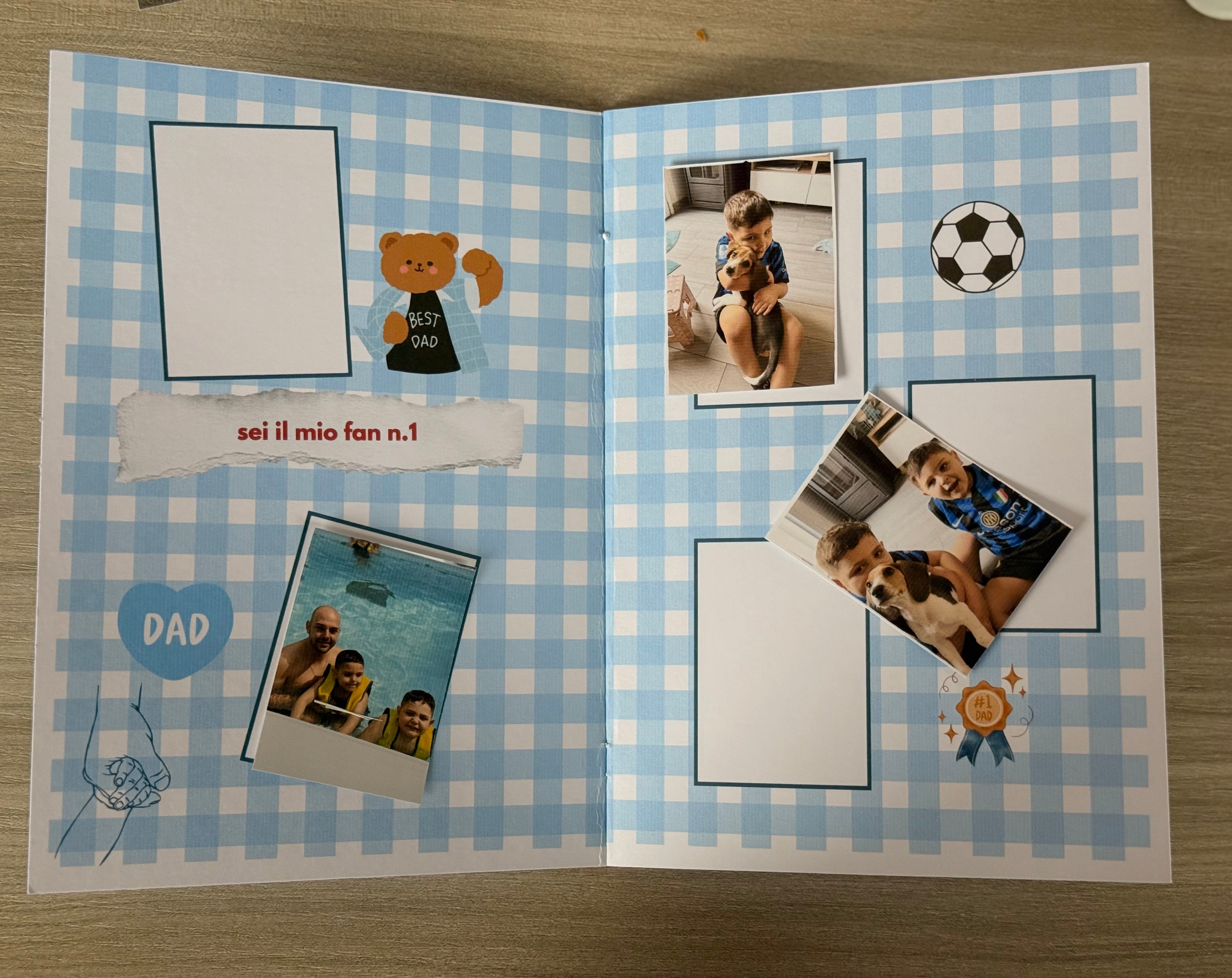 Album figurine festa del papà