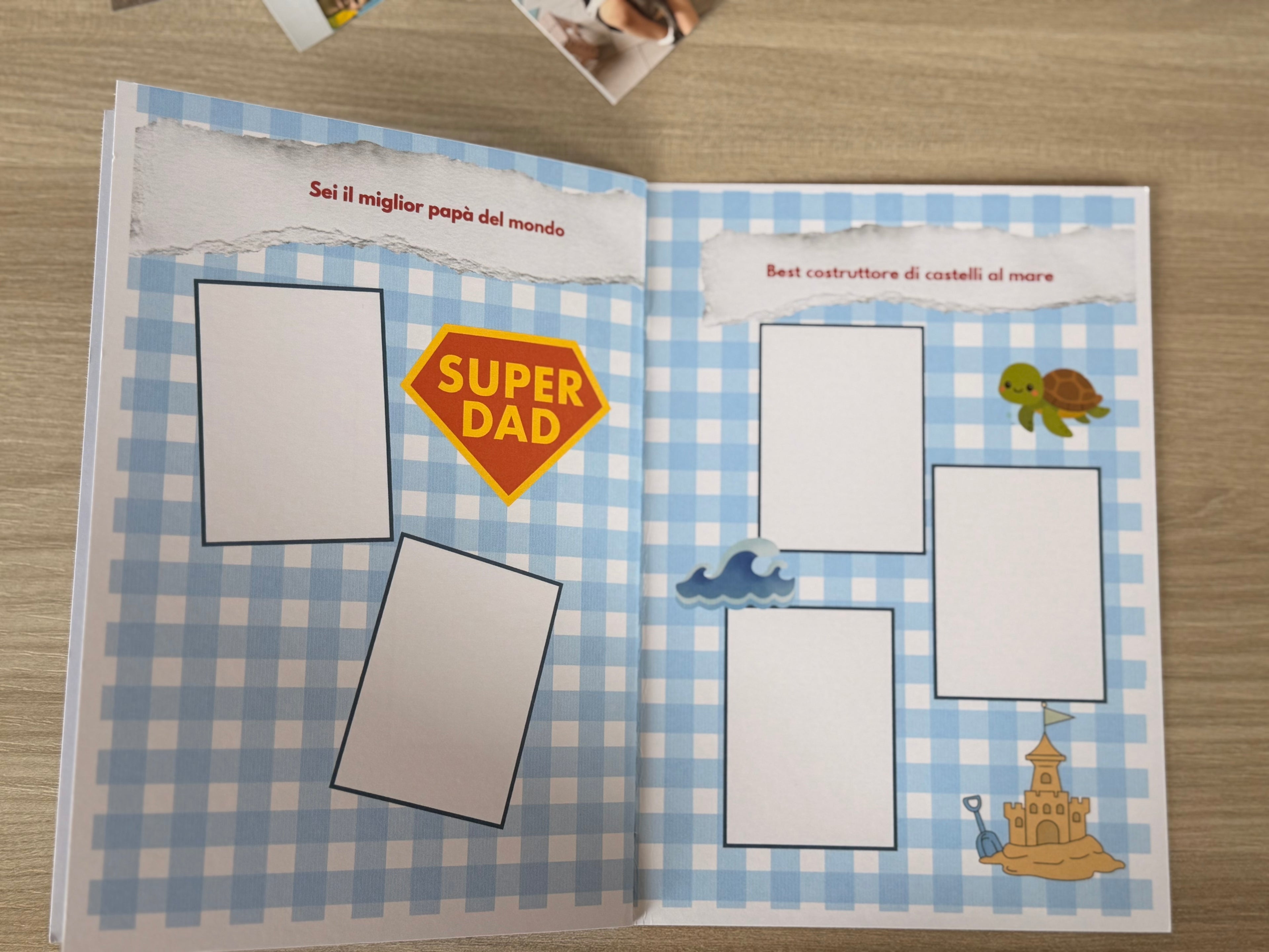 Album figurine festa del papà