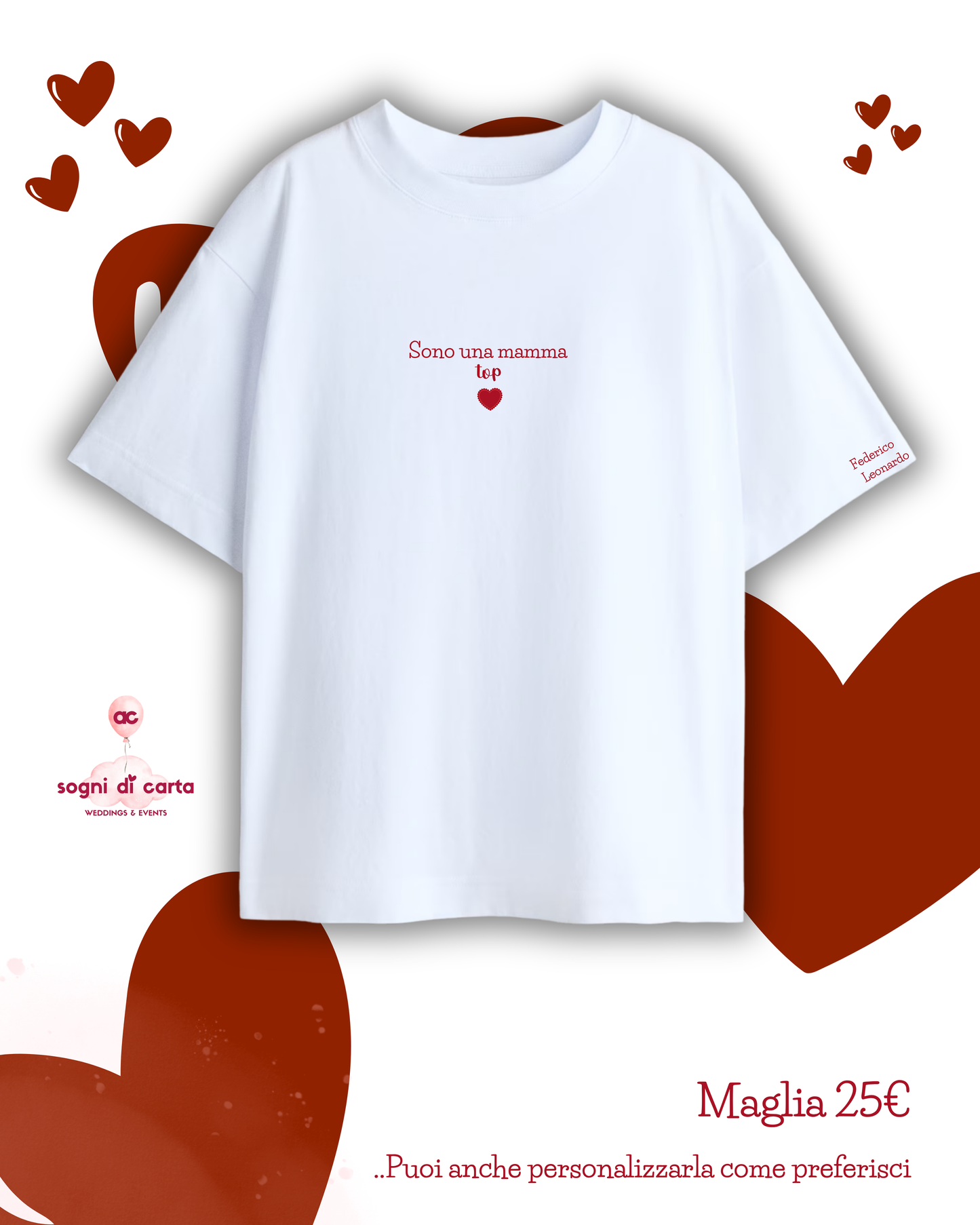 T shirt manica corta over