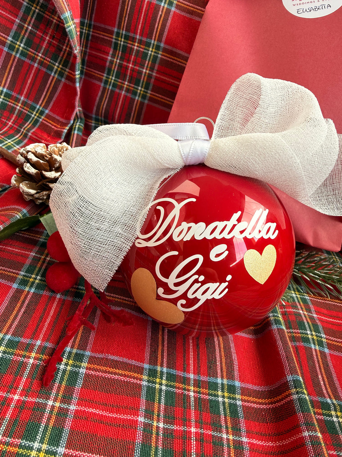 Sfera in vetro personalizzata - tag.M