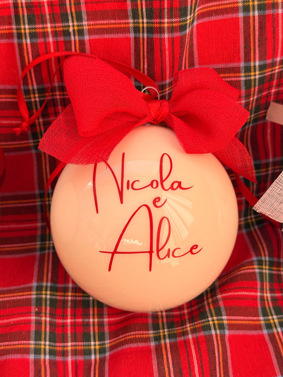Sfera in vetro personalizzata - tag.M