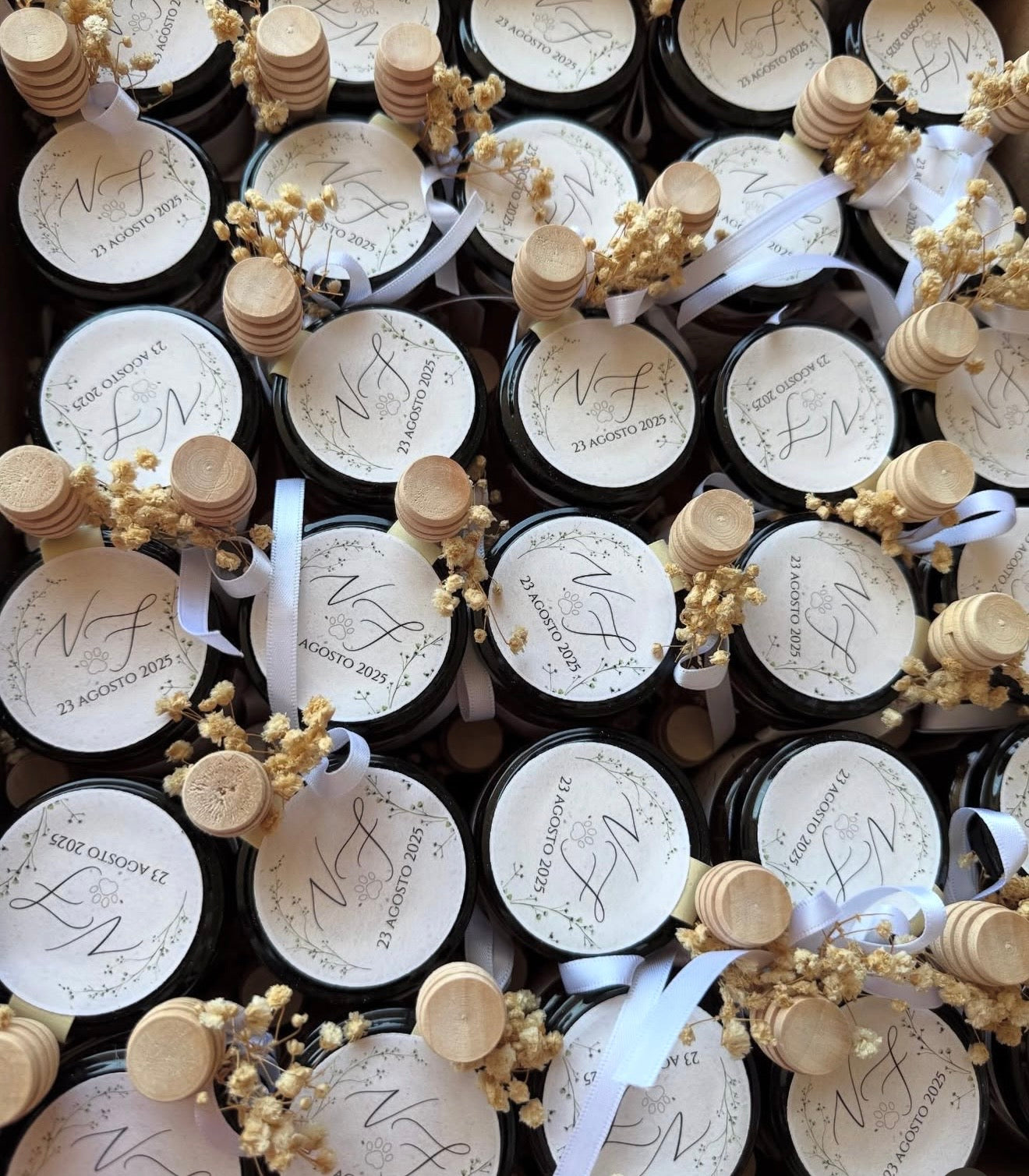 Vasetti di miele artigianale