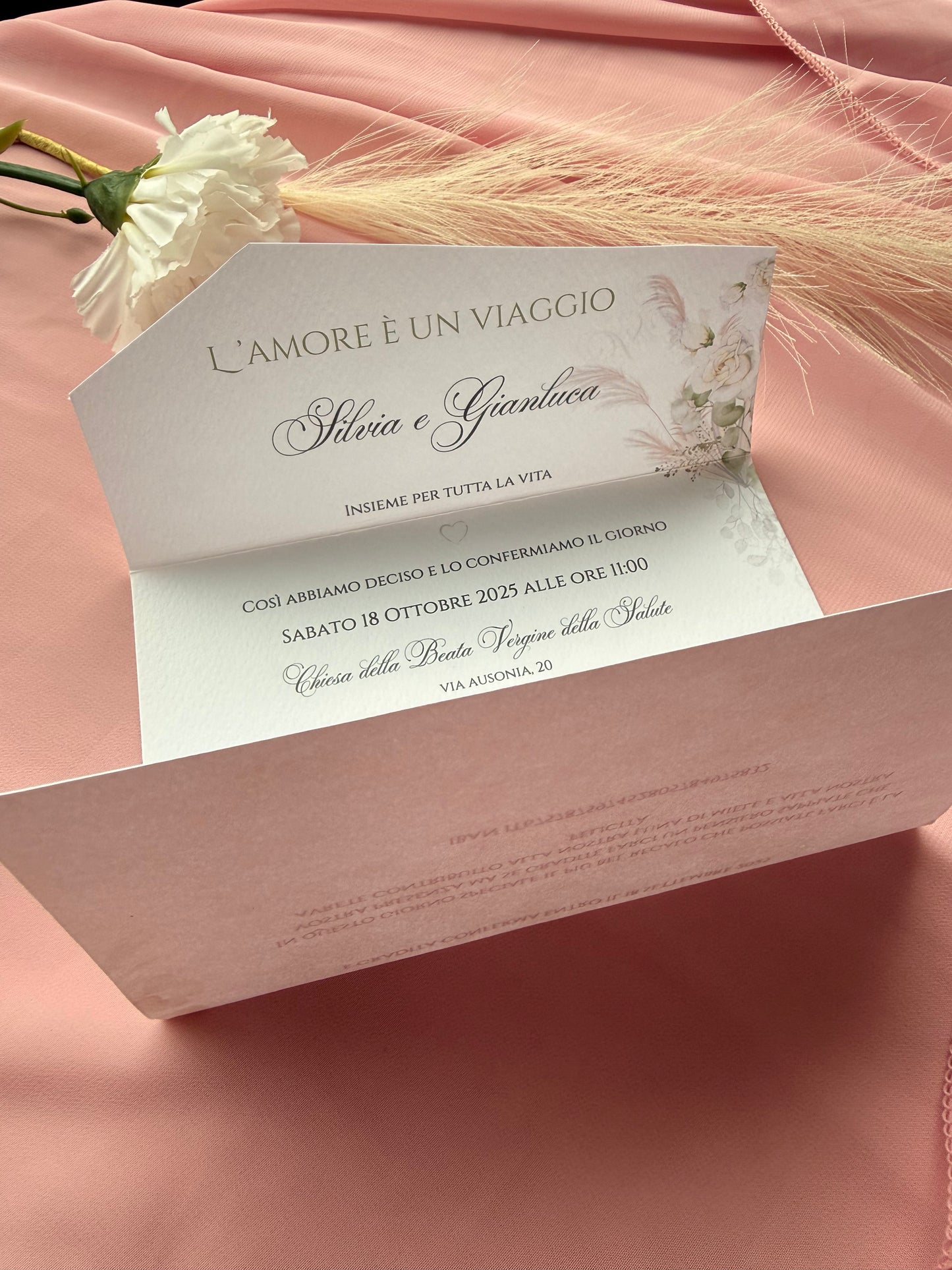 Partecipazioni di nozze senza busta – Personalizzate