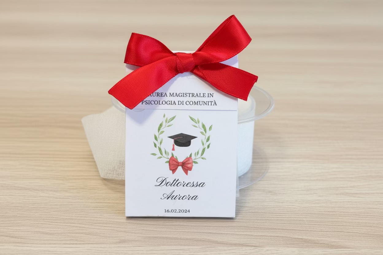 Scatolina in cartoncino Laurea