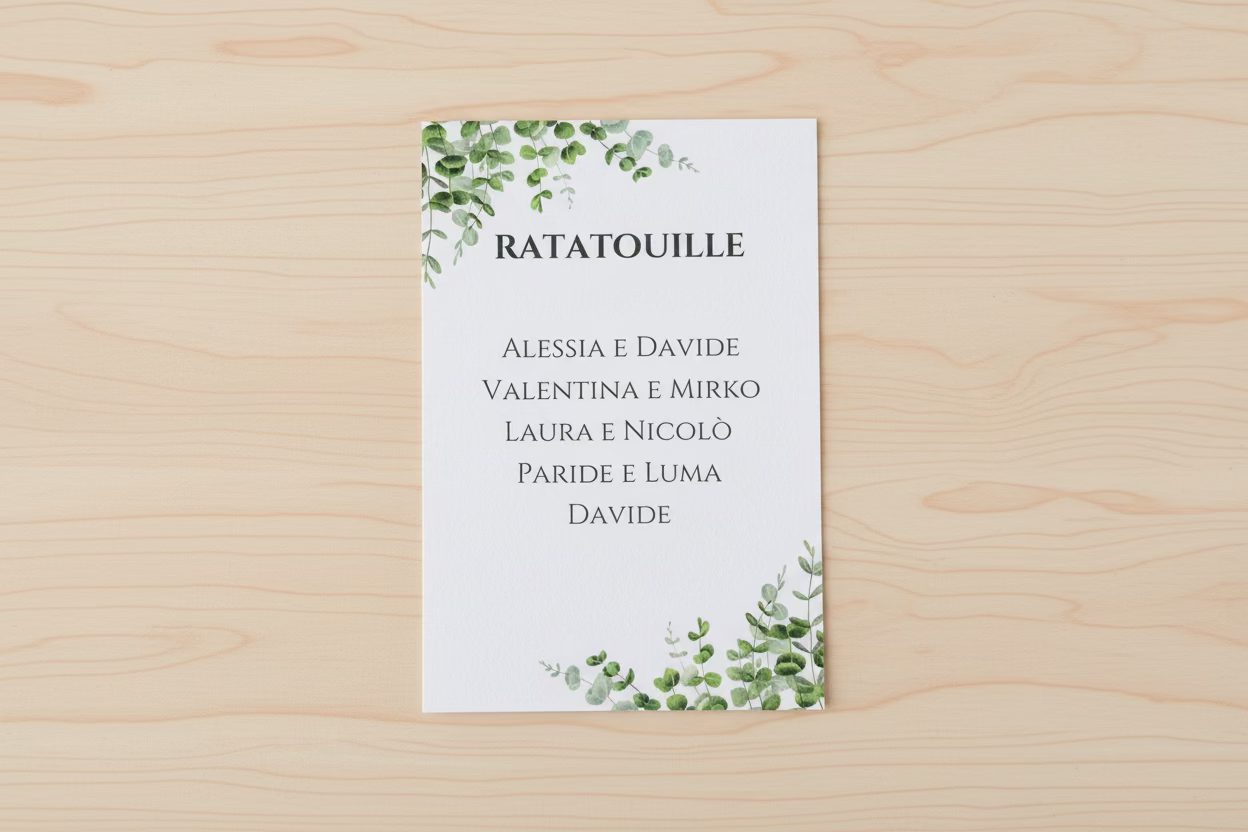 Cartoncini per cavalieri e tableau