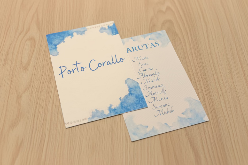 Cartoncini per cavalieri e tableau