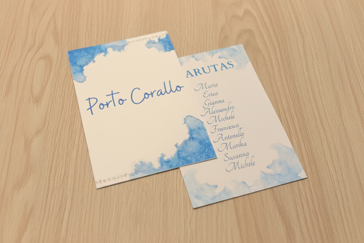 Cartoncini per cavalieri e tableau