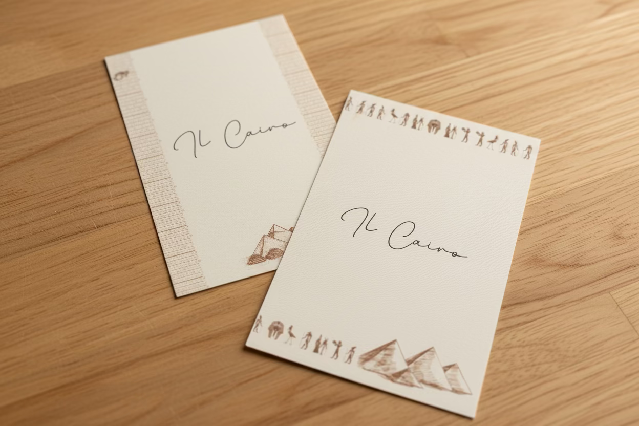 Cartoncini per cavalieri e tableau