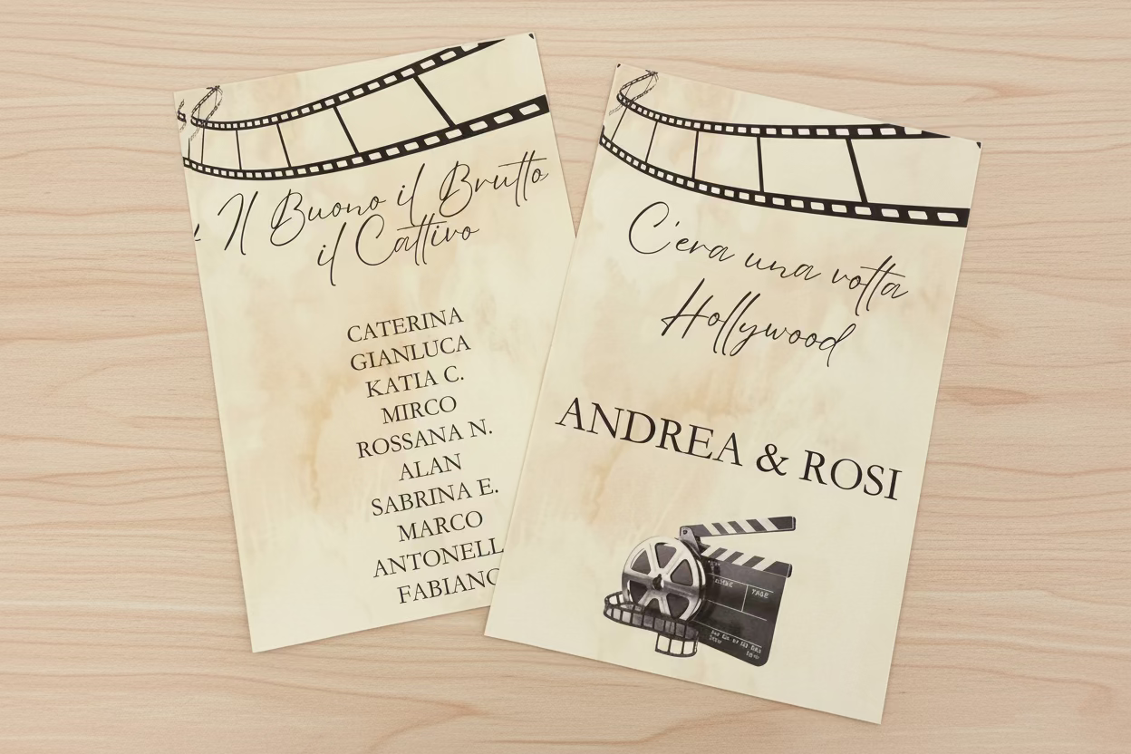 Cartoncini per cavalieri e tableau