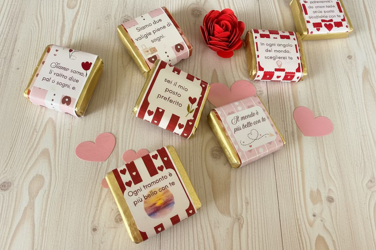 Cioccolatini personalizzati per qualsiasi evento o azienda