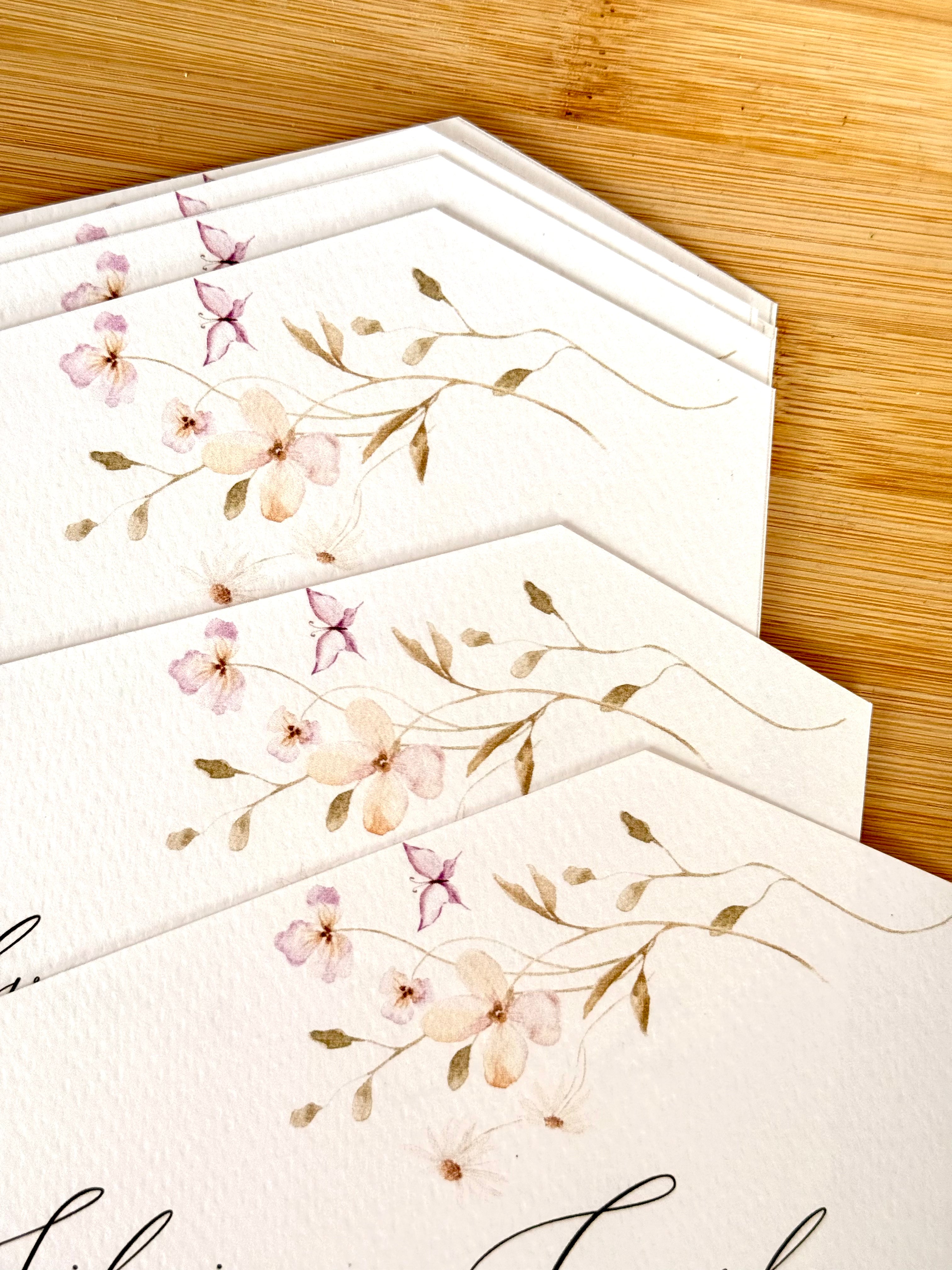 Partecipazioni di nozze senza busta – Personalizzate