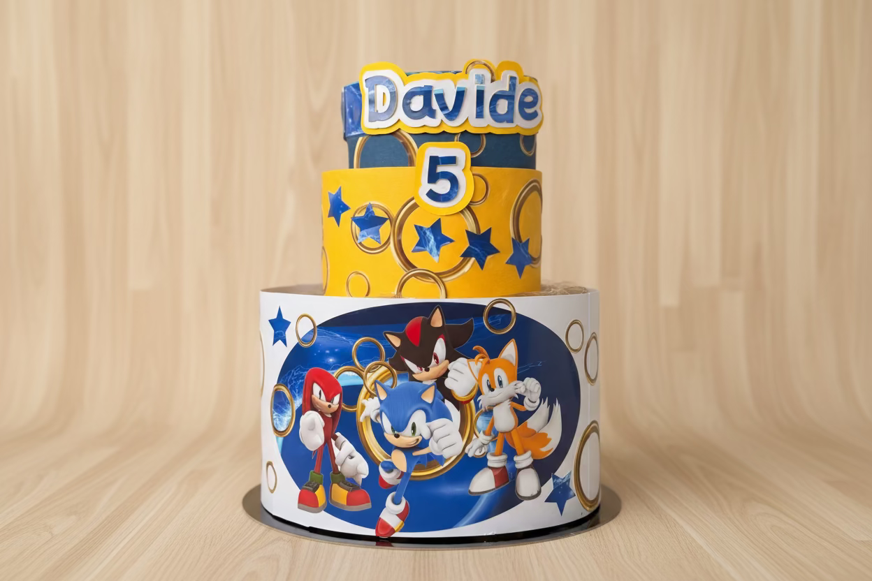 Torta scenografica in cartoncino