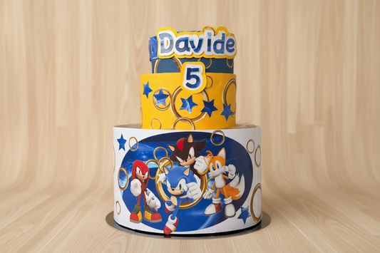Torta scenografica in cartoncino
