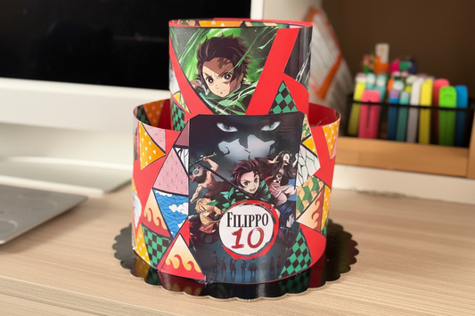 Torta scenografica in cartoncino