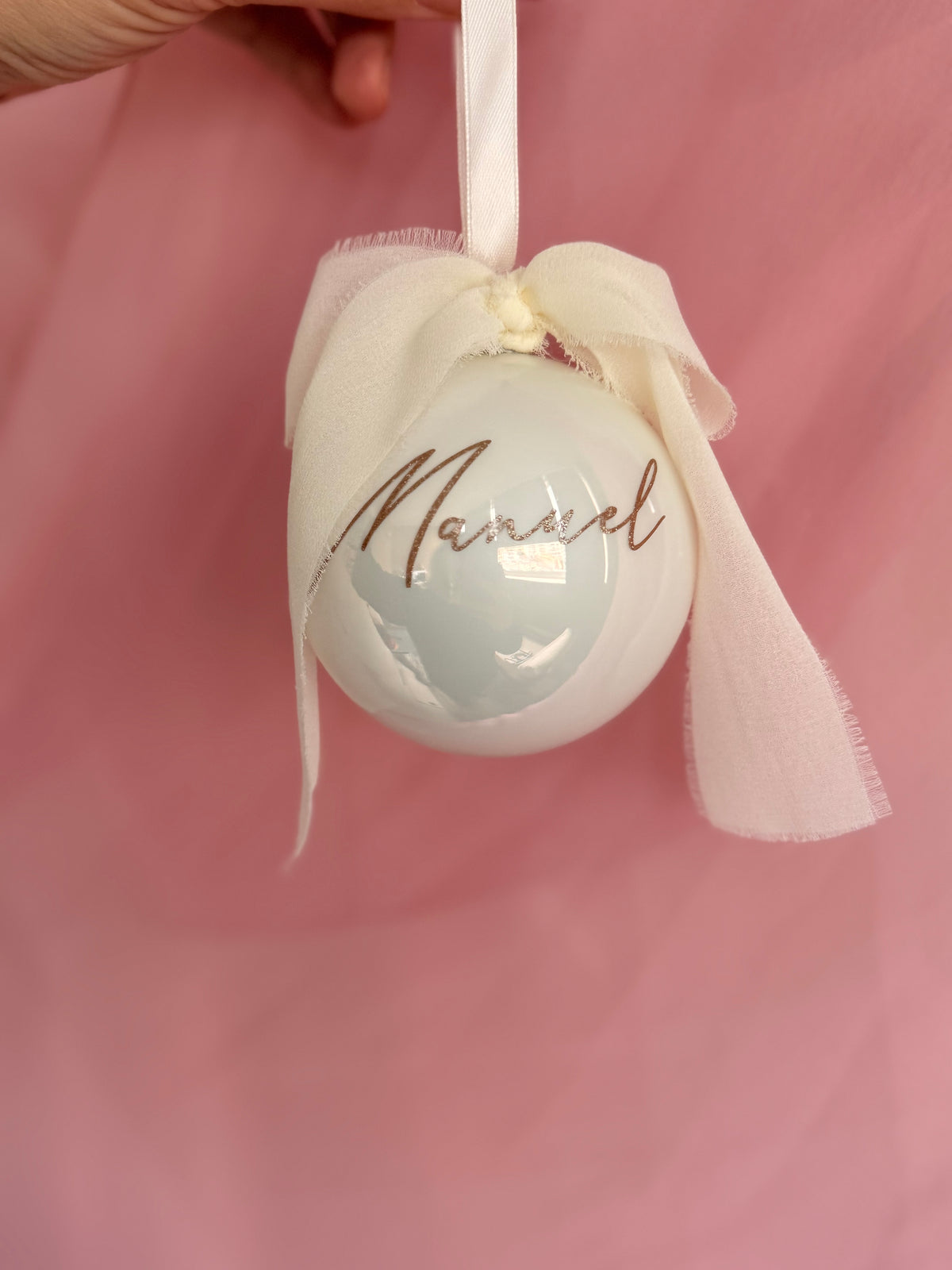 Sfera in vetro personalizzata - tag.M