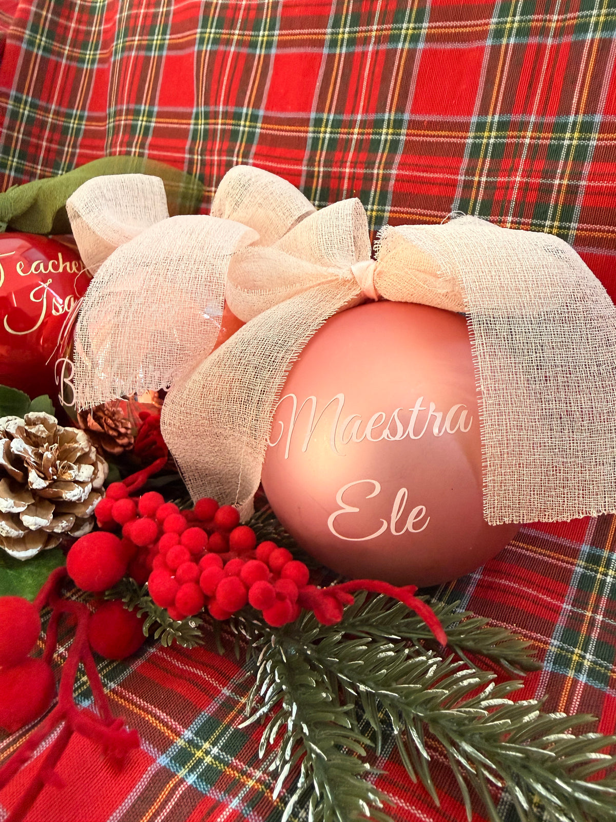 Sfera in vetro personalizzata - tag.M