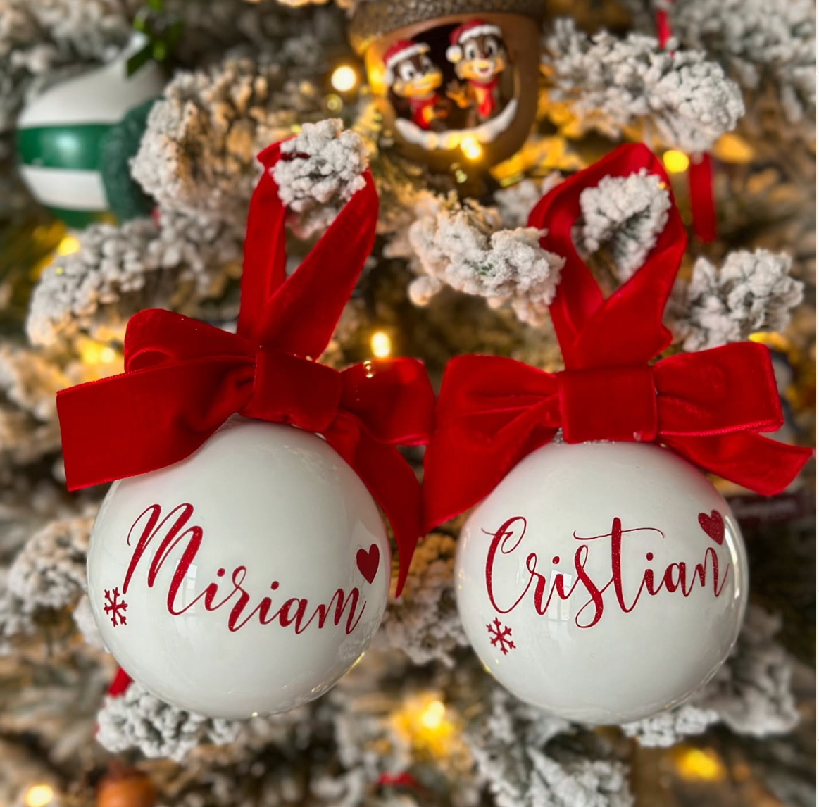 Pallina in vetro con personalizzazione