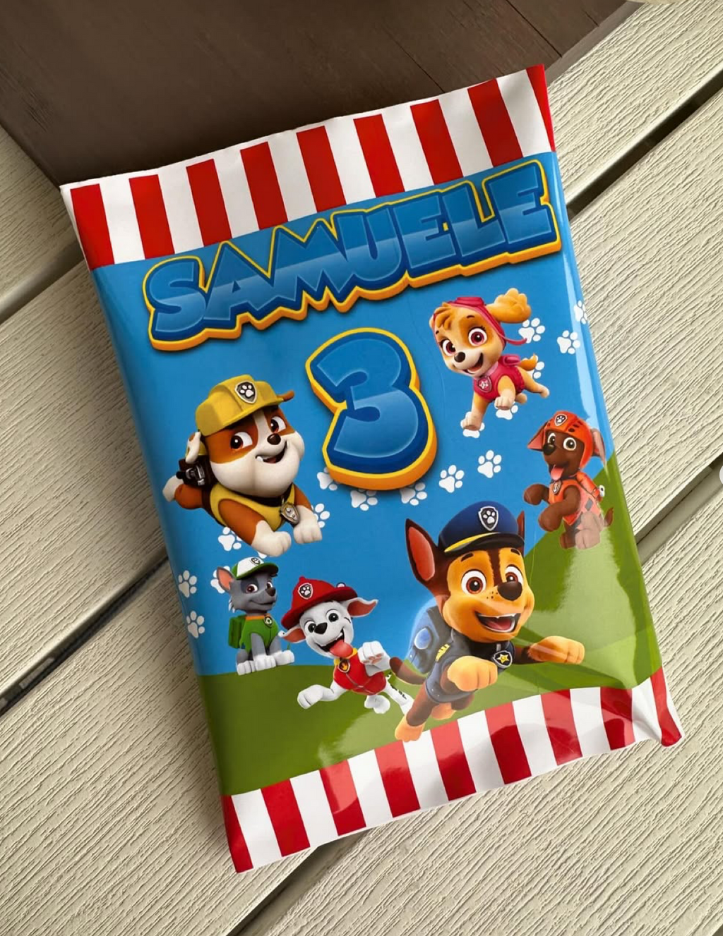 Bustina Patatine personalizzate