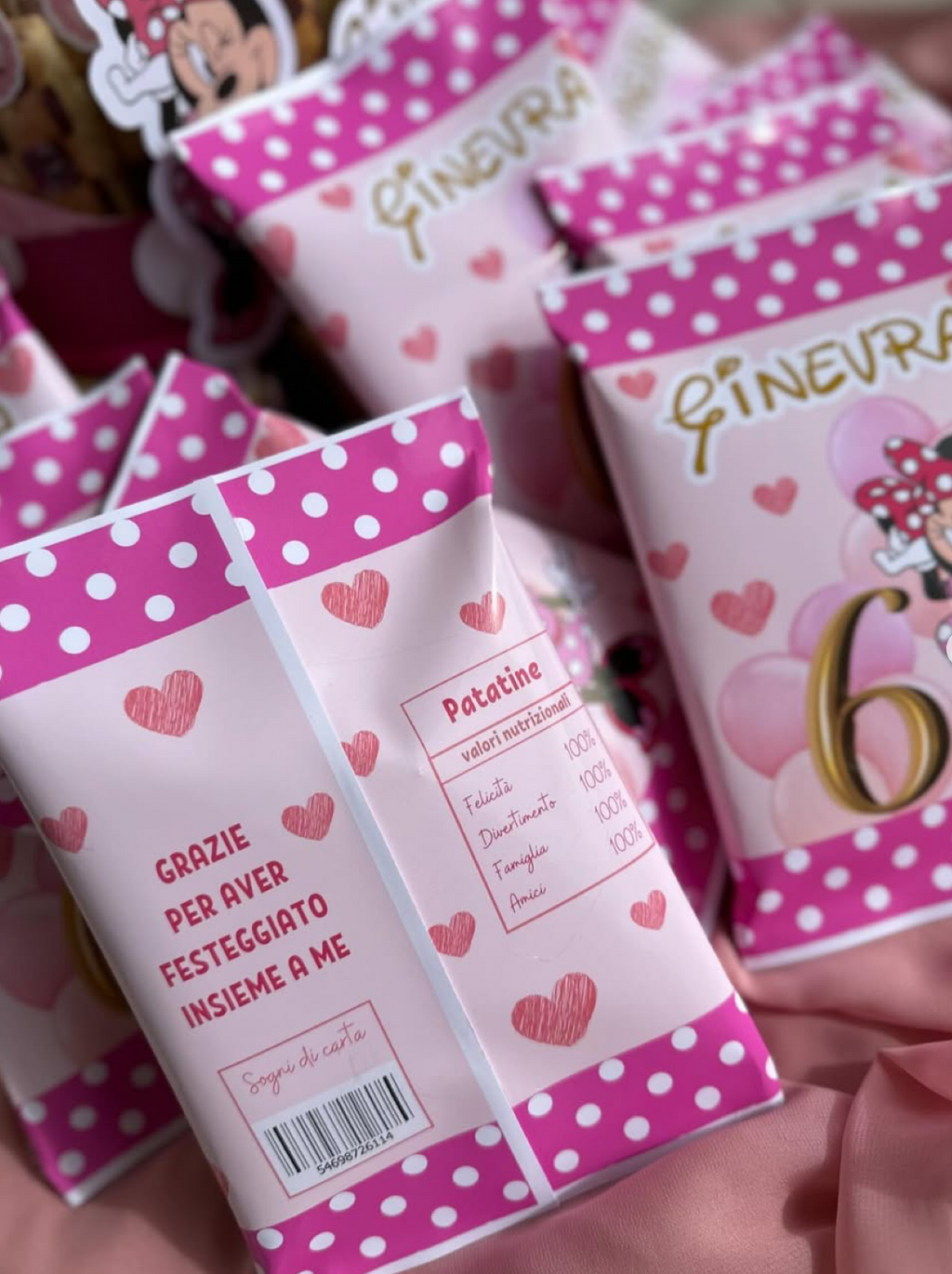 Bustina Patatine personalizzate