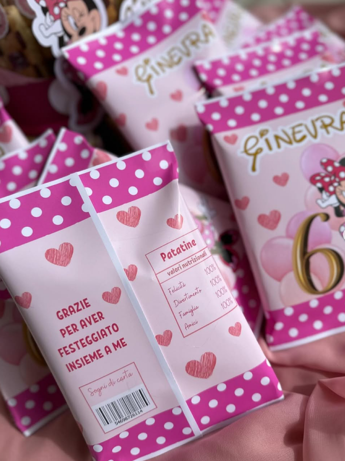 Bustina Patatine personalizzate