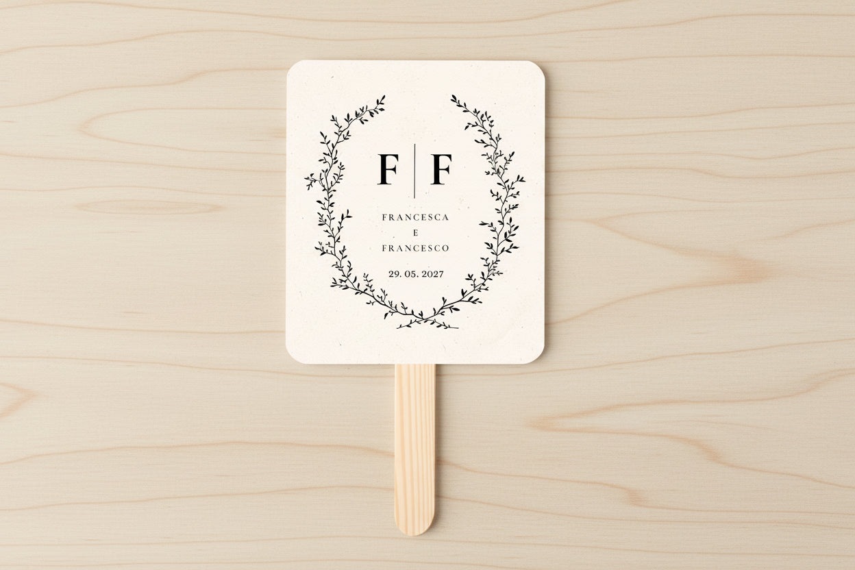 Ventagli personalizzati in cartoncino